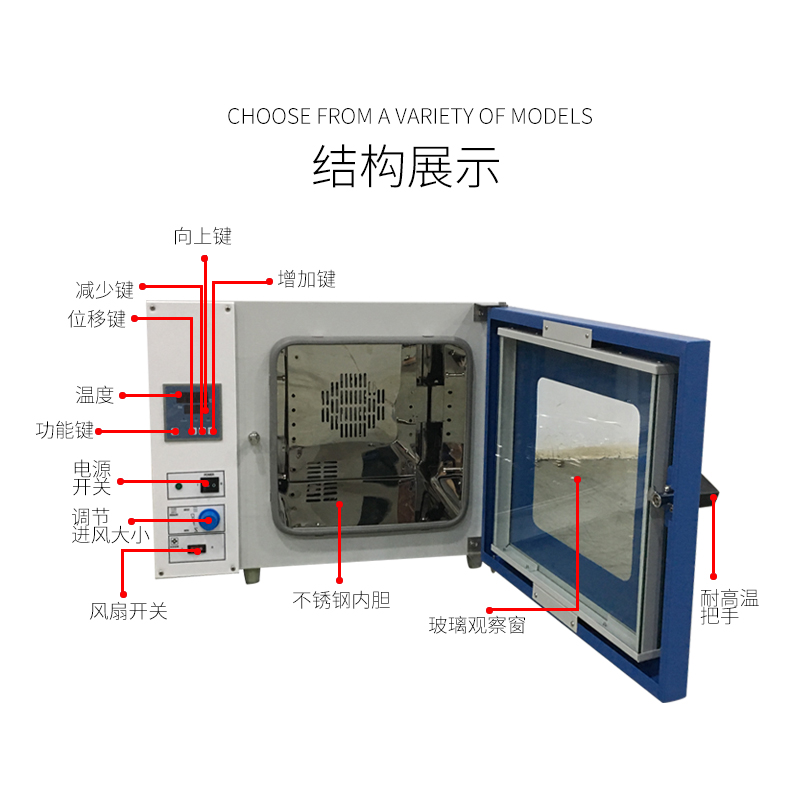 电热恒温鼓风干燥箱 烘箱 提供非标定制